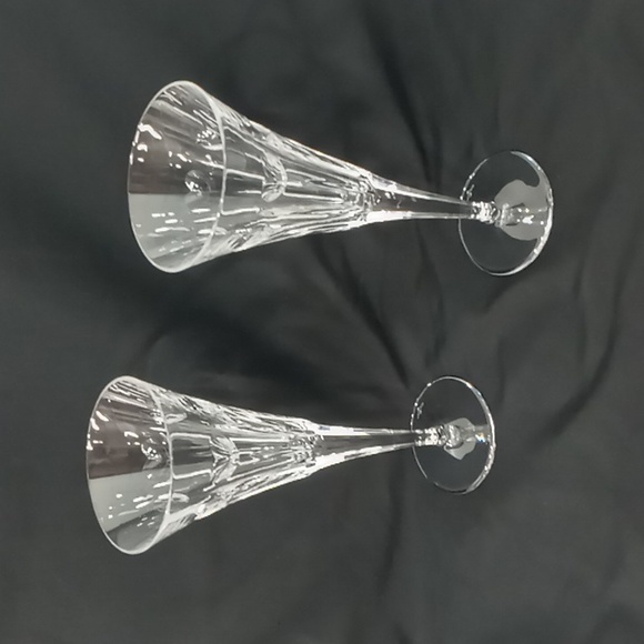 Waterford Crystal Dining Waterford Crystal Fluted Heart Champagne Glasses Set Of 2 Poshmark